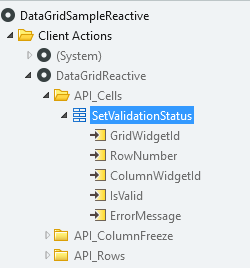 You can also implement other actions besides the validation. For ...
